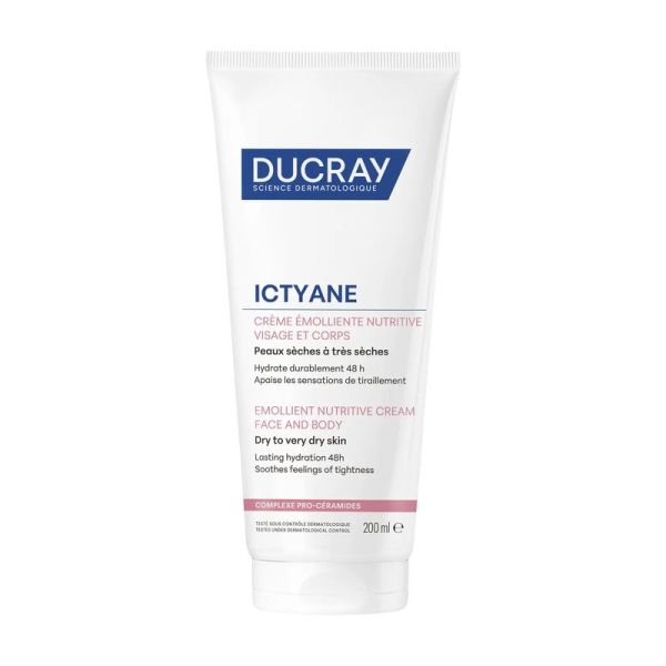 Ictyane Creme emolliente nutritive visage et corps - 200 ml