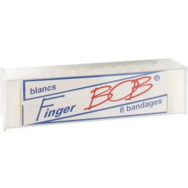 Finger Bob Bandages Tubulaires Doigt Blanc - 6 unites