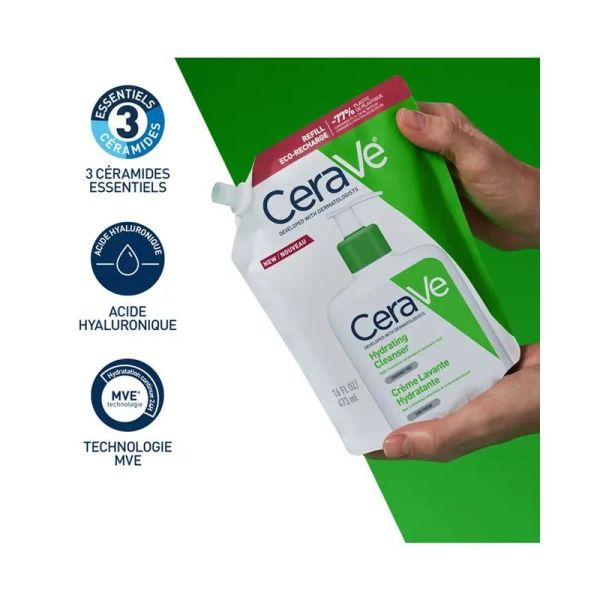 Crème Lavante Hydratante Éco-Recharge - 473 ml