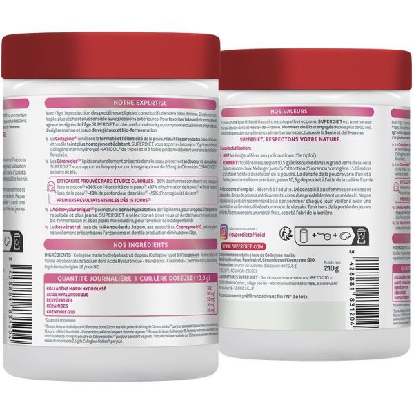 Collagène Marin Anti-âge beauté de la peau - 210 g