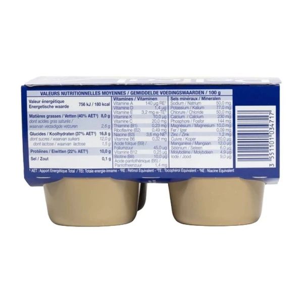 Delical Crème Dessert HP HC La Floridine Vanille - 4 x 200 g