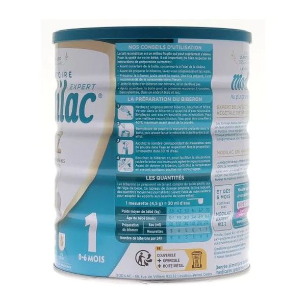 Expert Riz 1 - 1er âge 0-6 mois - 800 g