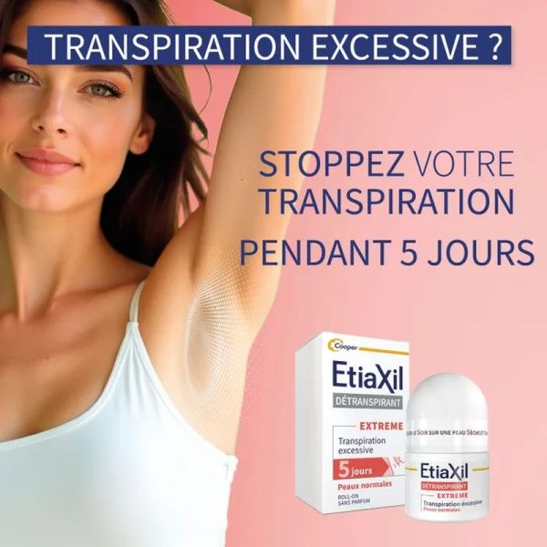 Détranspirant Aisselles Peaux Normales - 2 x 15 ml