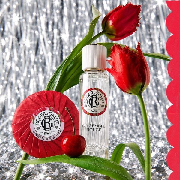 Coffret Noël Savon Bienfaisant + Eau parfumée Bienfaisante 30 ml - Gingembre Rouge