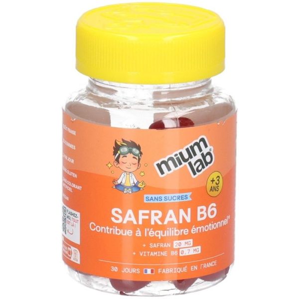 Safran B6 Enfants Sans Sucres - 30 gummies