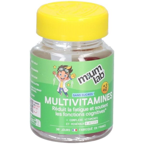Gummies Multivitamines Enfants - Sans sucres - 30 gummies