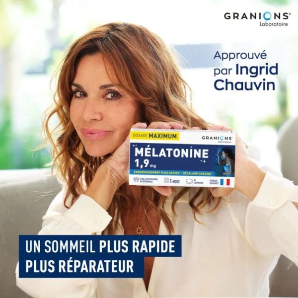 Mélatonine 1,9 mg - 30 comprimés