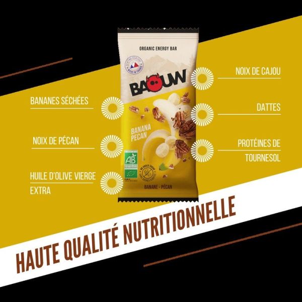 Energy Bars Banana - Pecan - 50 g