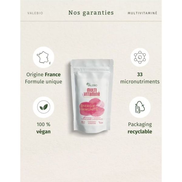 Multivitamine Energie et Immunite - 40 gelules