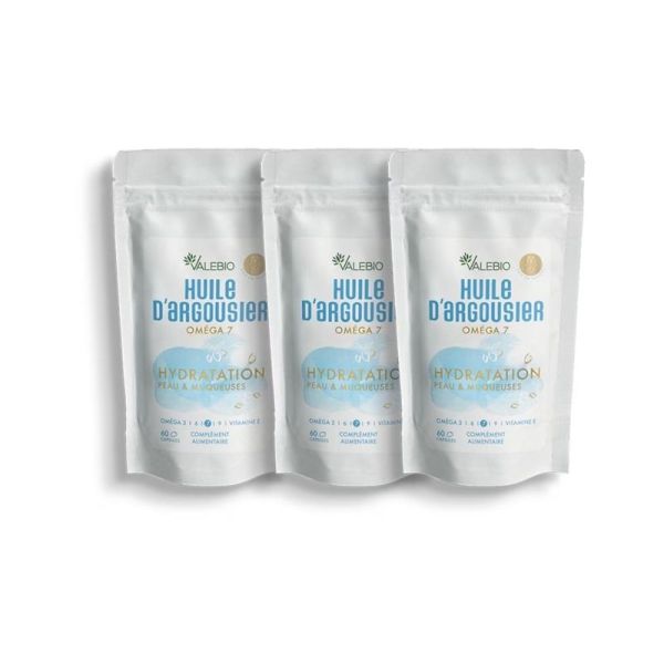 Huile d'Argousier - Hydratation - 60 Capsules