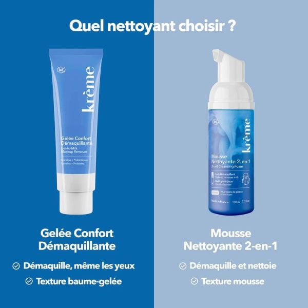Mousse Nettoyante 2-en-1 Duo - 2 x 150 ml