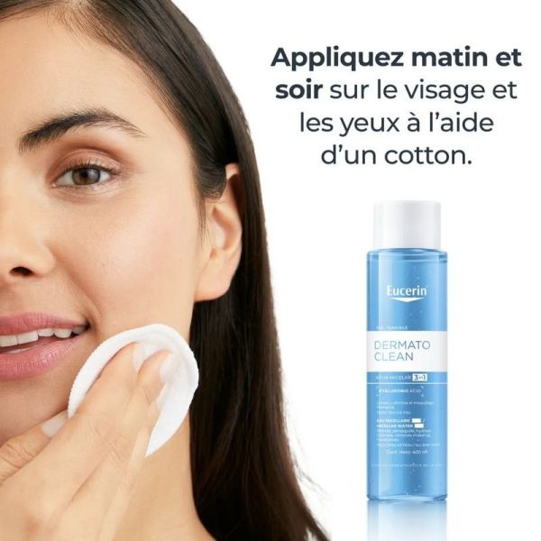 Eau Micellaire 3 en 1 DermatoCLEAN [HYALURON] - 400 ml
