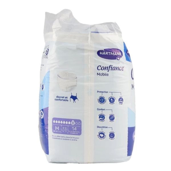 Confiance Mobile Slip 8 gouttes - Taille S (sachet de 14)