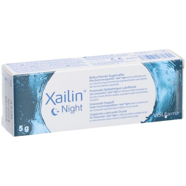 Xailin Night Pommade Ophtalmique Lubrifiante - 5 g
