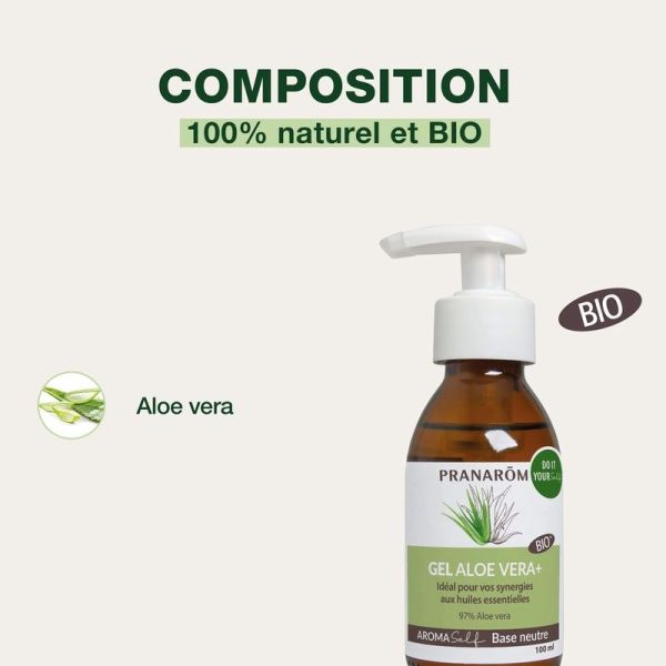 Gel Aloe vera+ - Bio - 100 ml