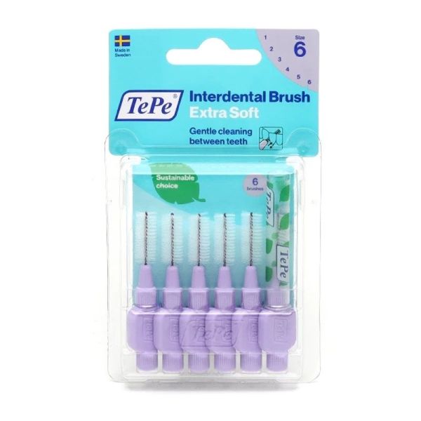 Brossettes interdentaires extra souples - 0,5 mm - 6 brossettes
