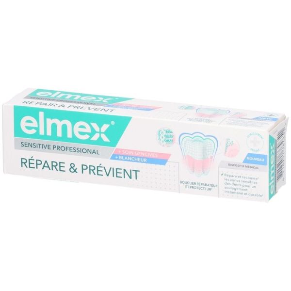 Répare et Prévient Dentifrice Soin Gencives + Blancheur Sensitive Professional - 75 ml