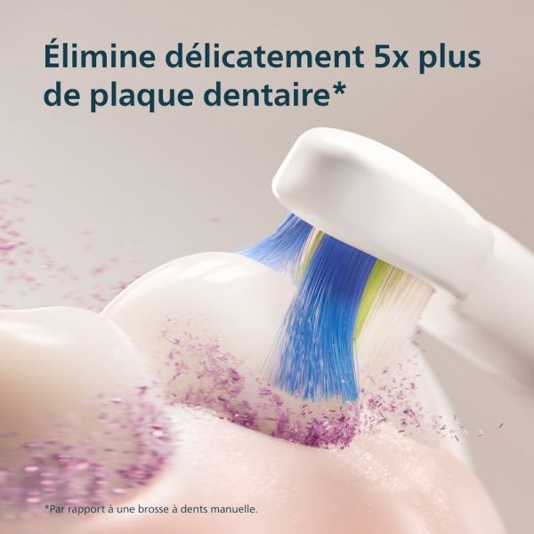 Brosse à dents électrique rechargeable Série 3100 - Blanc