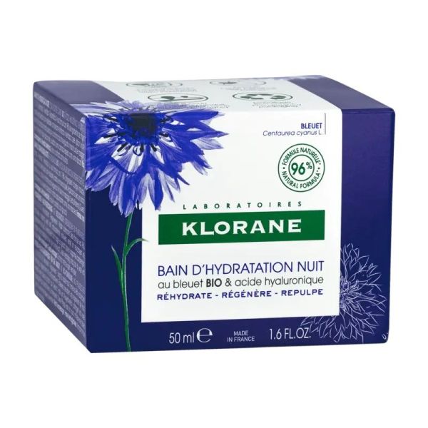 Bain d'Hydratation Nuit au Bleuet BIO - 50 ml