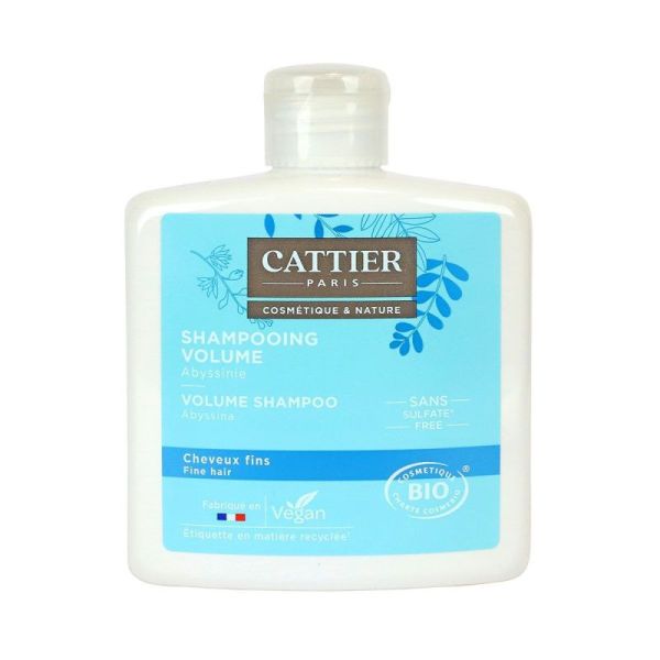 Cattier Shp S/Sulf Volume 250Ml