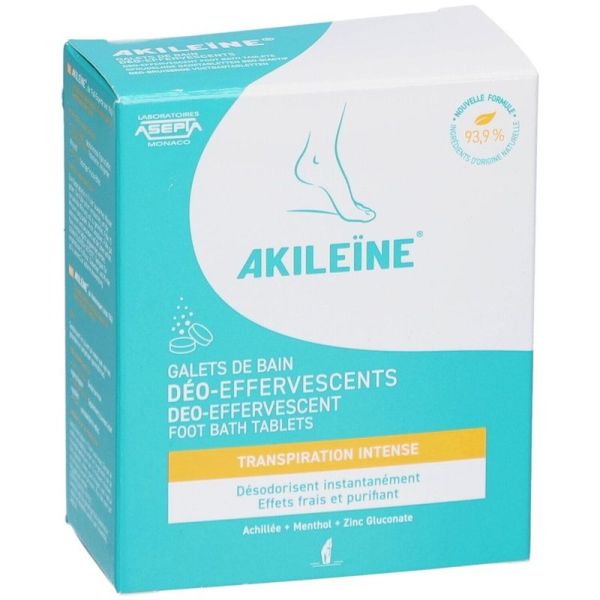 Galets de Bain Déo-Effervescents - Transpiration Intense - 7 galets de 12 g
