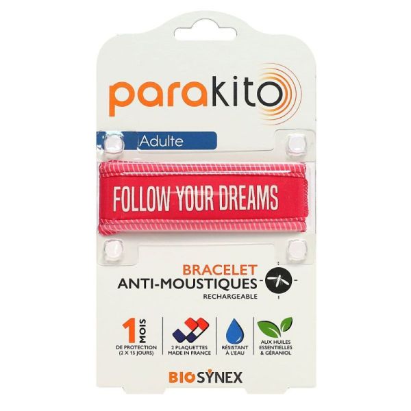 Parakito Bracelet A/Moust Fushia