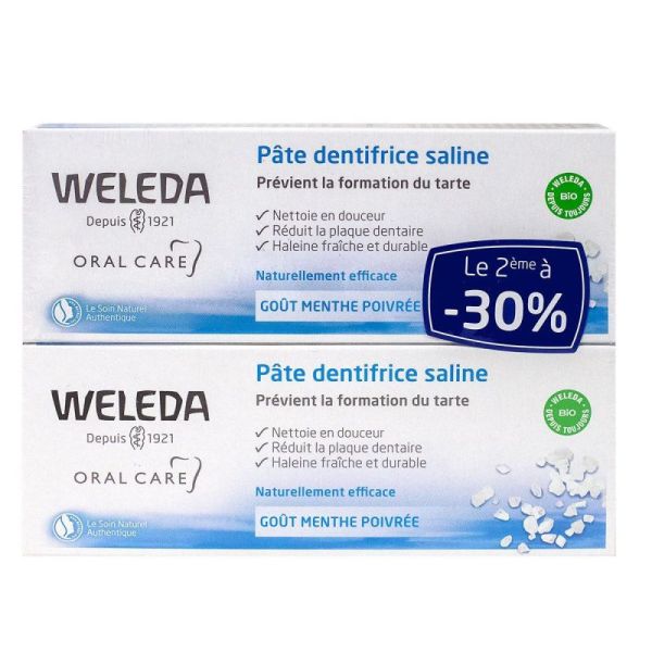 Weleda Dent Saline 75Ml X2