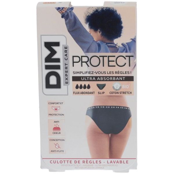 Protect Culotte de règles Lavable - Slip - Coton bio - Flux Abondant - 40/42