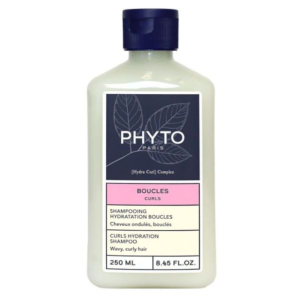 Phyto Boucles Curls shampoing hydratation boucles cheveux ondulés 250ml