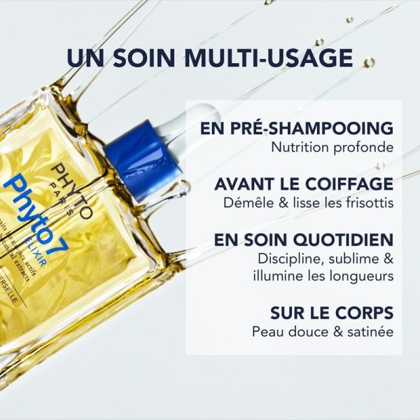 7 Elixir Coffret Elixir Huile Universelle - 100 ml et 50 ml
