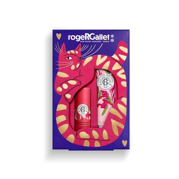 Coffret Noël Baume à Lèvres Sublimateur + Crème Mains Bienfaisante - Gingembre Rouge