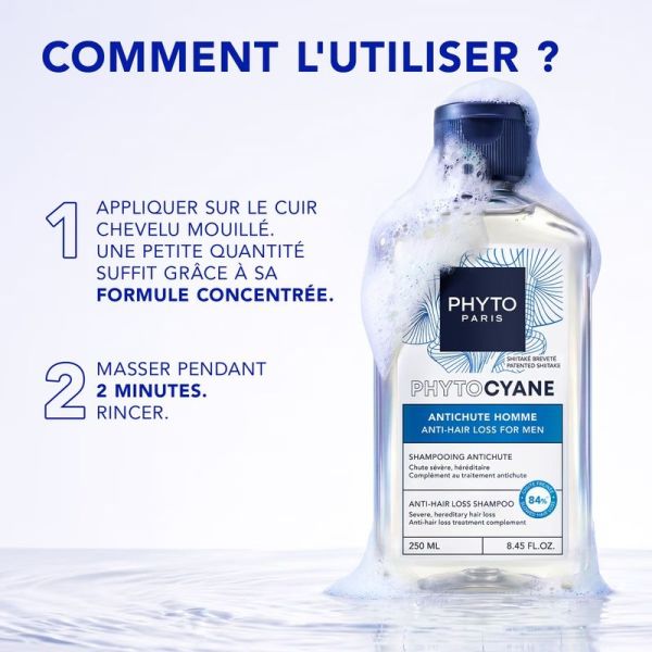 Shampooing Anti-Chute Homme Phytocyane - 500 ml