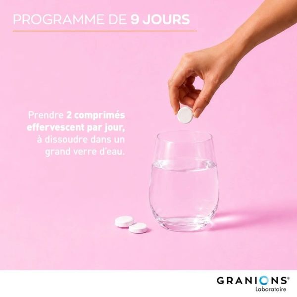 Collagène Tripeptides Effervescent - goût tropical - 18 comprimés