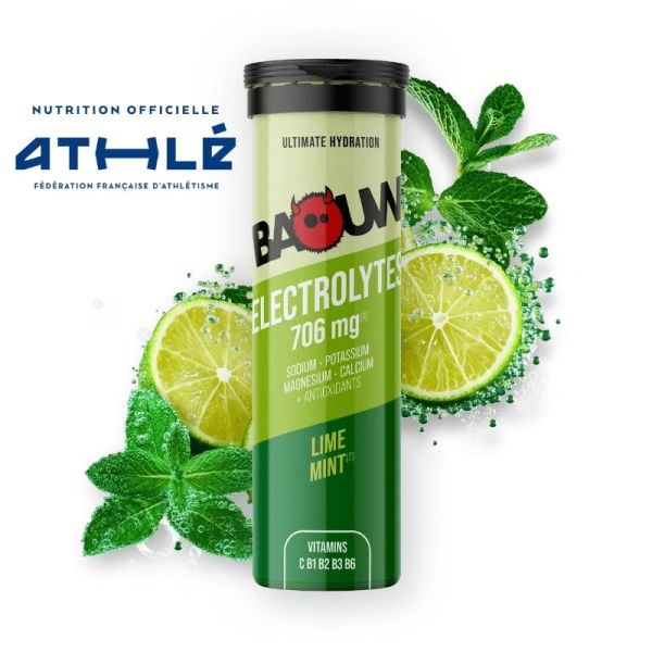 Electrolytes Tablets LIME - MINT - 10 pastilles
