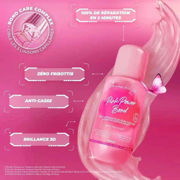 Pink Power Bond Spray Reparateur Sans Rincage - 200 ml