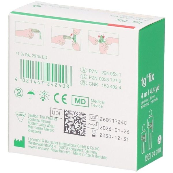 Filet tubulaire tres elastique Tg Fix 4 m - Taille A
