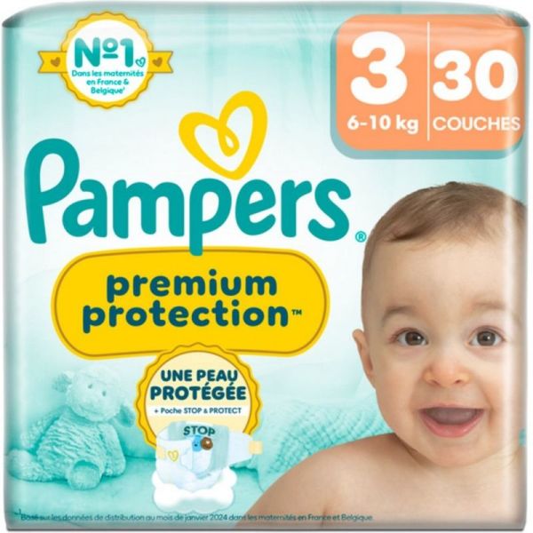 Premium Protection Skin Comfort - Taille 3 6-10 kg - 30 unités