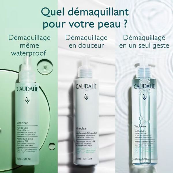 Lait d'Amande Démaquillant Vinoclean - 200 ml