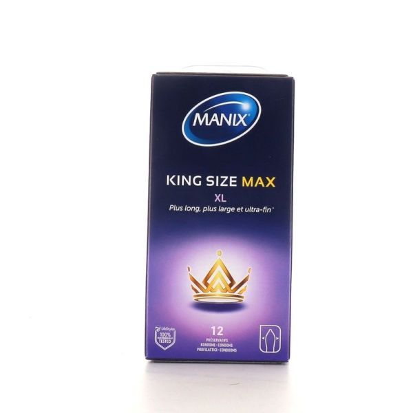 King Size Max Préservatifs - 12 préservatifs