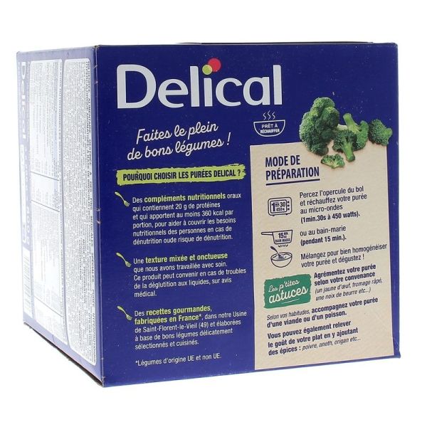 Purées Brocolis Pointe de Crème - 4 x 200 g