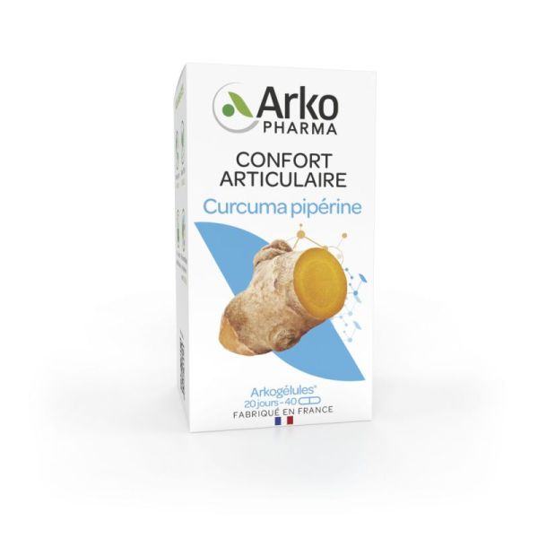 Arkogelule Bio Curcuma  Piperine Bte 40