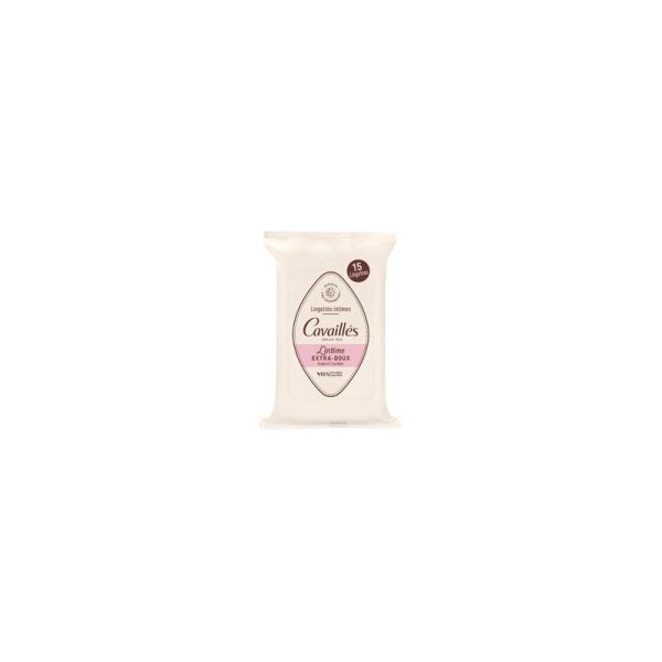 Lingettes Intimes Extra-Douces Soins Naturels Intimes - 15 unites