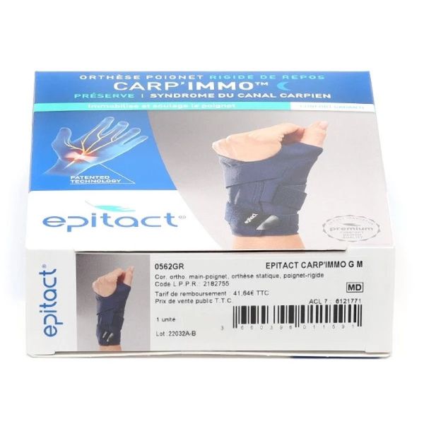 Attelle de Poignet Carp'Immo - Gauche, Taille S