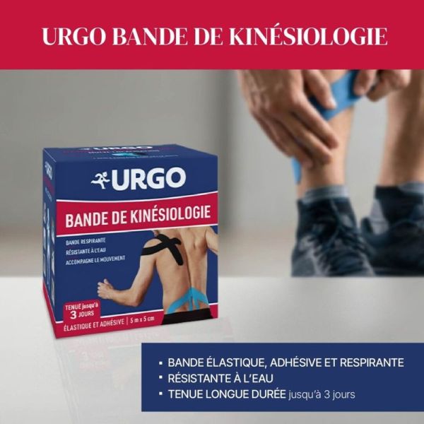 Bande de kinésiologie - 5 m x 5 cm