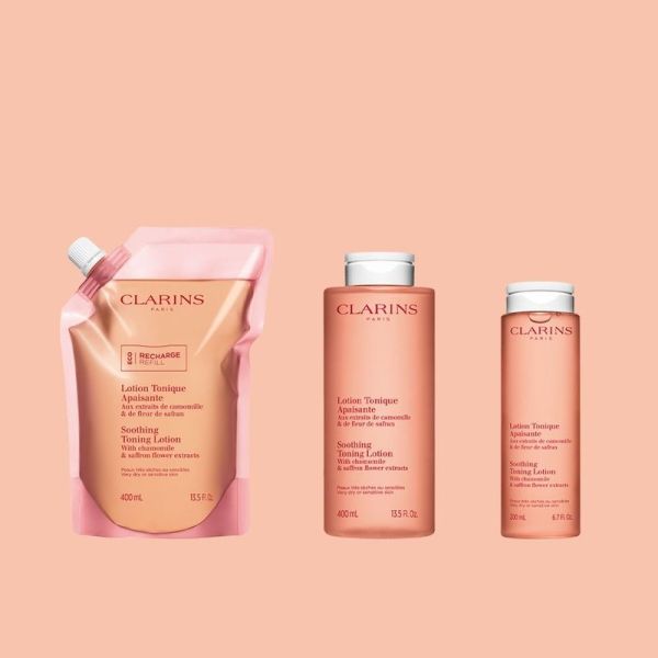 Lotion Tonique Apaisante – Lotion tonique apaisante peaux sèches – 400 ml