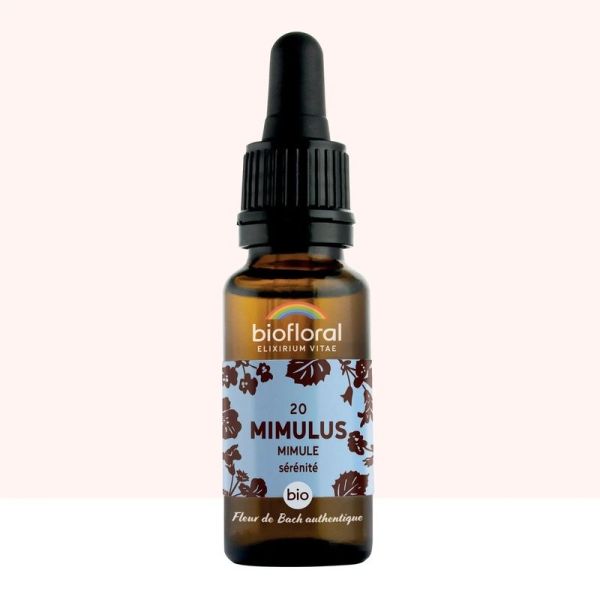 Fleur de Bach n 20 Mimulus - Mimule - Bio Demeter - 20 ml