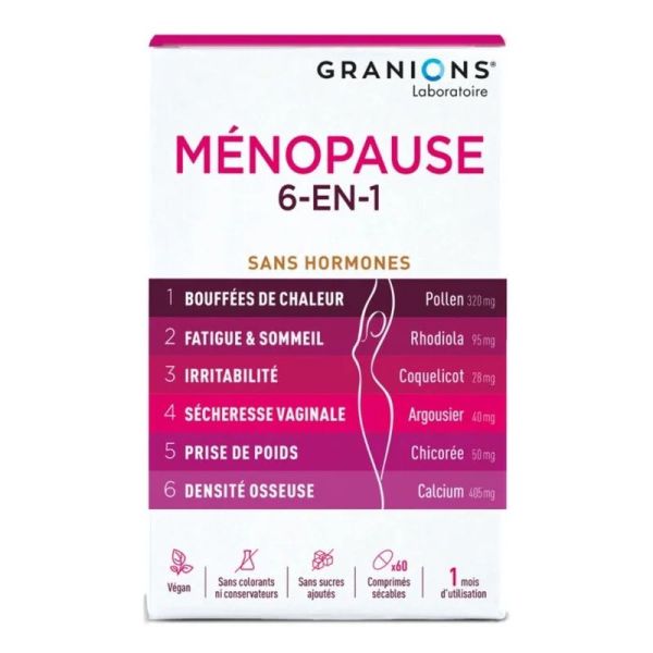 Ménopause 6-en-1 - 1 mois