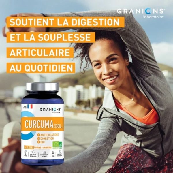 Curcuma 6300mg BIO - 60 gélules