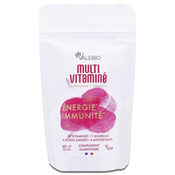 Multivitamine Energie et Immunite - 40 gelules