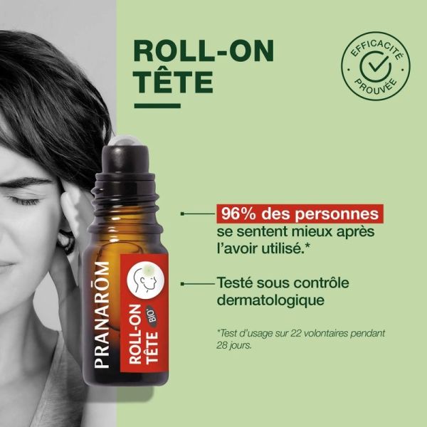 Roll-on maux de tete - Bio - 5 ml